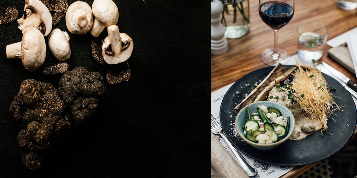 Truffle and wild mushroom steak sauce